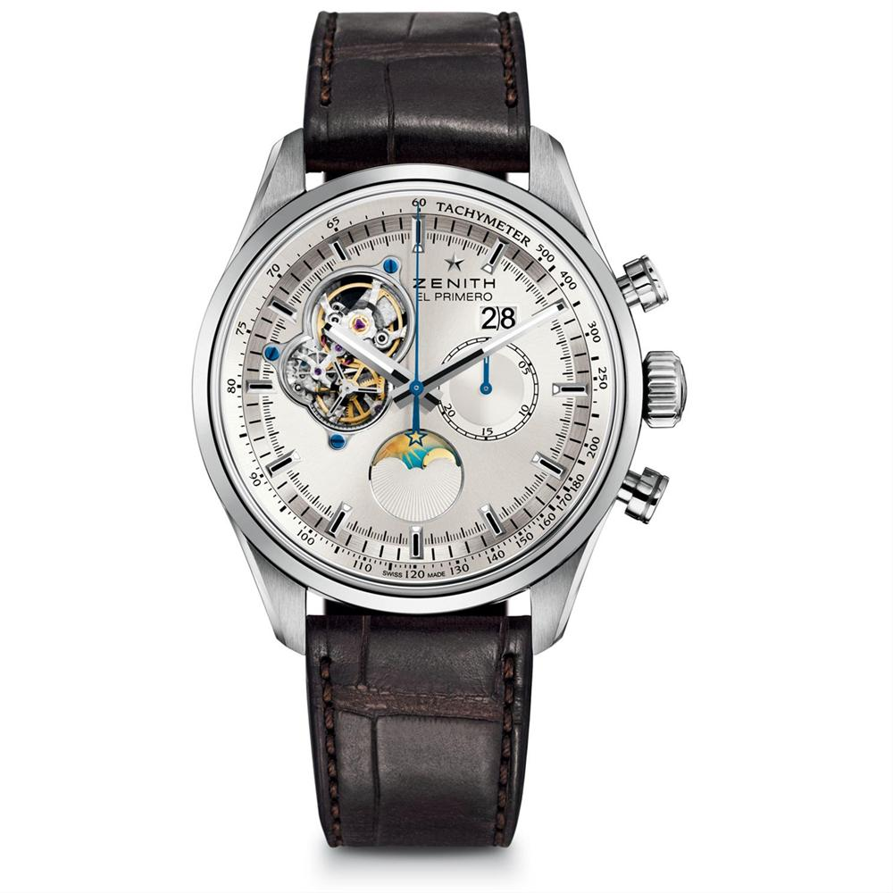 Zenith El Primero Chronomaster Grande Date Moonphase 45mm Watch 03.2160.4047/01.C713