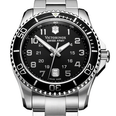 Victorinox Swiss Army Maverick GS Black Dial Steel Watch Men's  241436
