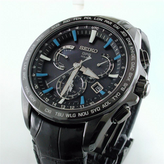 Seiko Astron Solar GPS Black Blue Watch Limited Edition for USA 44.6mm Watch SSE067