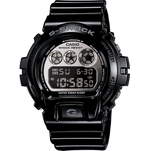 Casio G-Shock Black Mirror Metallic Digital Watch Men's DW6900NB-1