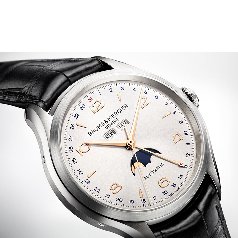 Baume & Mercier Clifton Moon Phase 43mm Men's Watch 10055