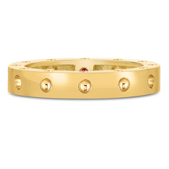 Roberto Coin Pois Moi 18K Yellow Gold Stackable Round Ring