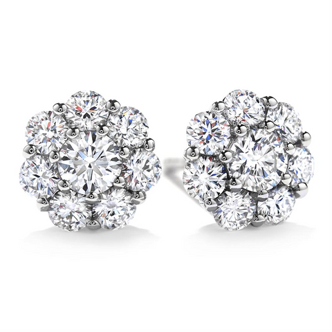 Hearts on Fire Beloved Diamond Stud Earrings 1.10cts
