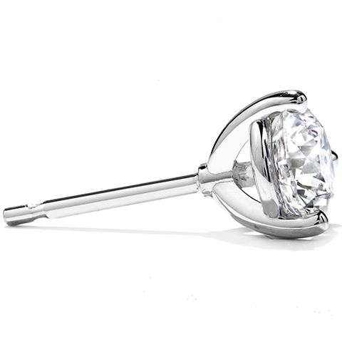 3 Prong Hearts on Fire Martini Diamond Stud Earrings