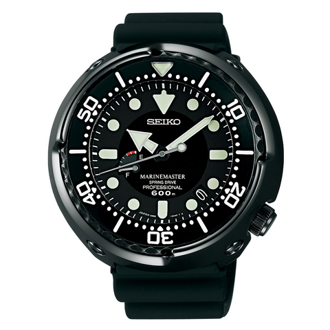 Seiko Prospex Marine Master 600m Diver Power Reserve Titanium Spring Drive Watch SBDB013