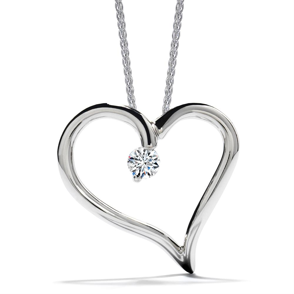 Hearts on Fire Amorous Diamond Heart Pendant Necklace