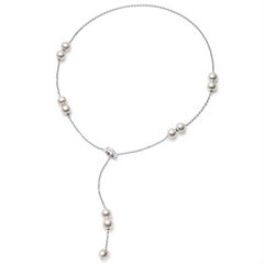 Mikimoto Pearls in Motion Akoya White Gold Necklace