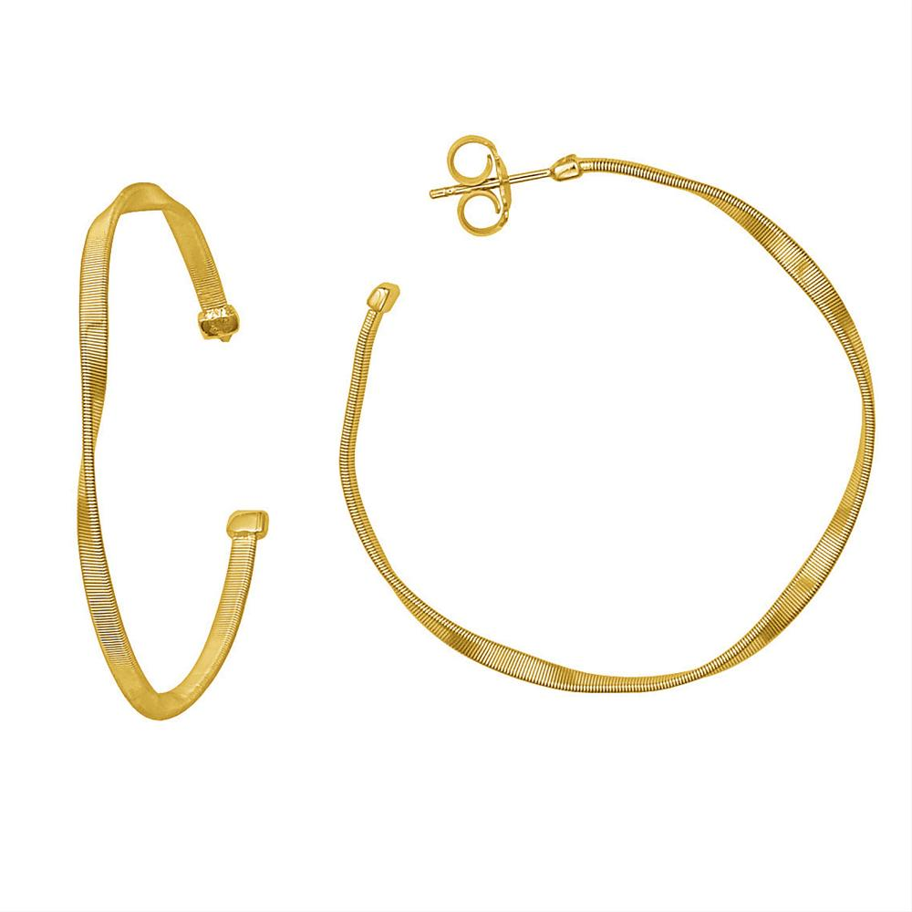Marco Bicego Marrakech Large 18K Yellow Gold Hoop Earrings OG256Y