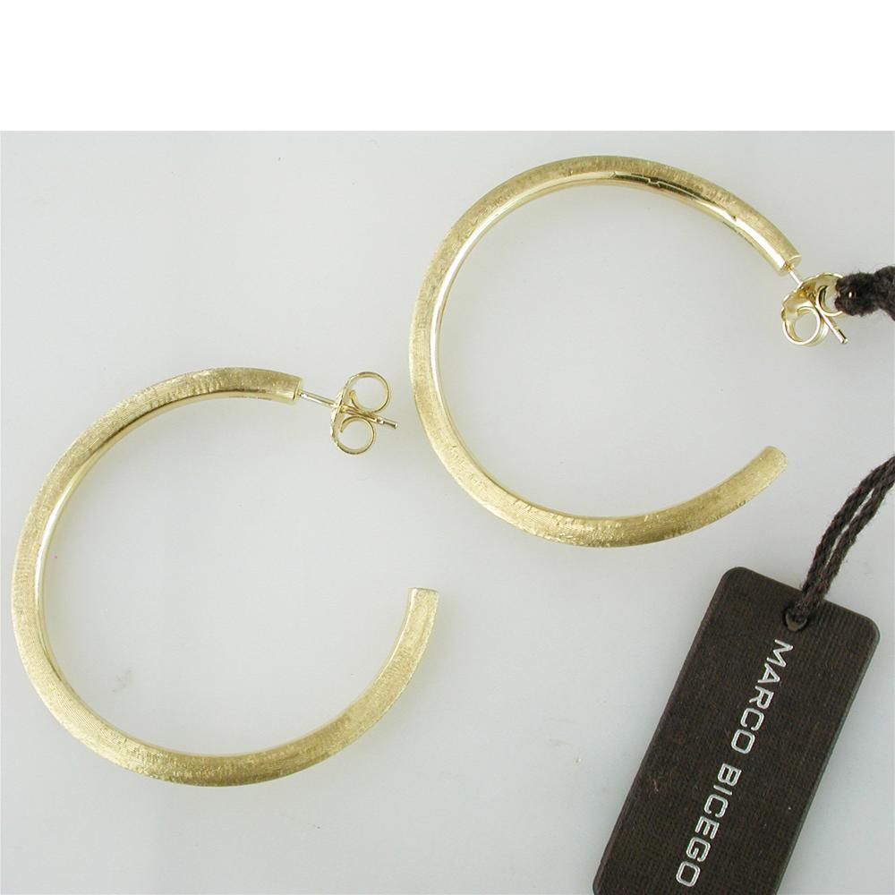 Marco Bicego Jaipur Link 18K Yellow Gold Hoop Earrings OB989Y
