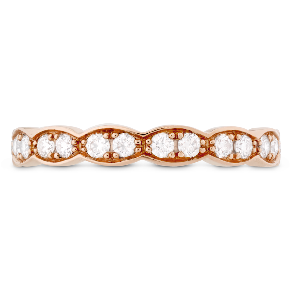 Hearts on Fire Lorelei Floral Diamond Band Ring in 18K Rose Gold
