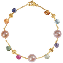 Marco Bicego Paradise Pearl Gemstone Single Strand Bracelet BB1311 MIX114