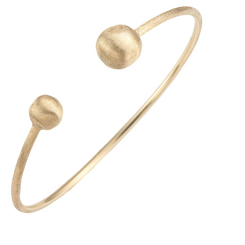 Marco Bicego Africa Kissing 18K Yellow Gold Bangle Bracelet
