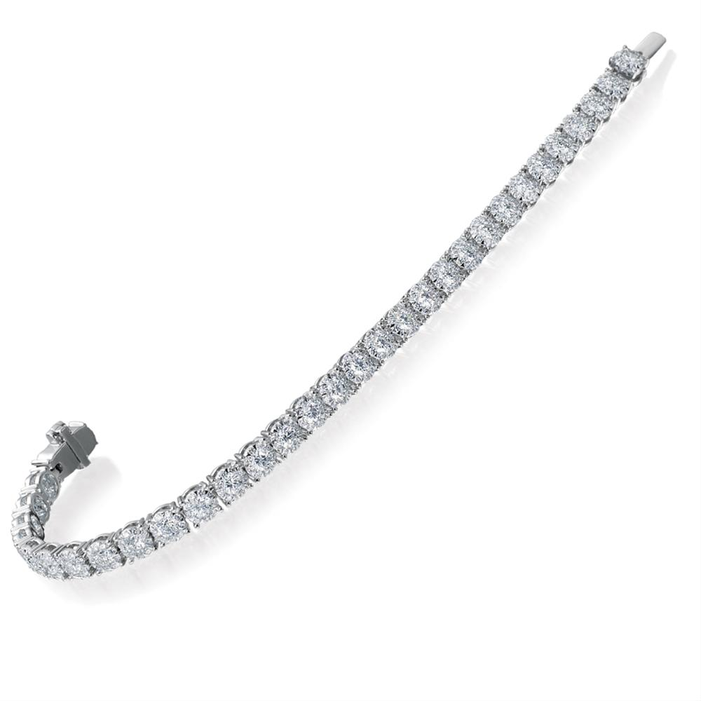 Memoire 4.00 Carat Diamond Bouquets Tennis Bracelet 18K