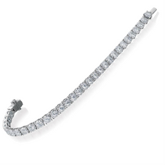 Memoire 4.00 Carat Diamond Bouquets Tennis Bracelet 18K
