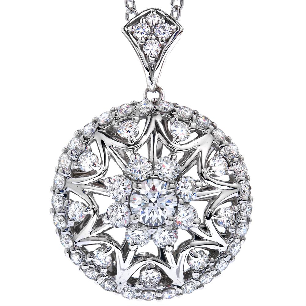 Hearts on Fire Small Convergence Diamond Pendant Necklace