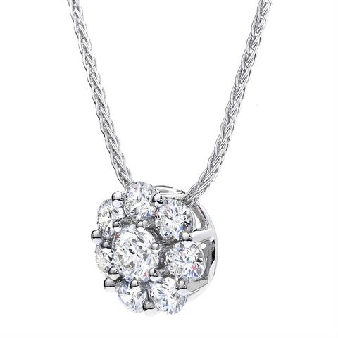 Hearts On Fire Beloved Diamond Pendant Necklace .55cts