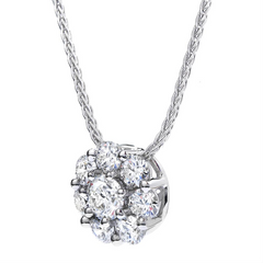 Hearts On Fire Beloved Diamond Pendant Necklace .55cts
