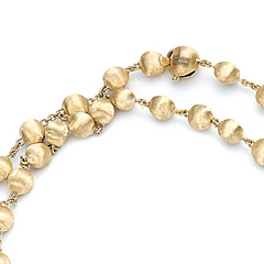 Marco Bicego Africa 18K Yellow Gold Bead Necklace 36" CB1417Y
