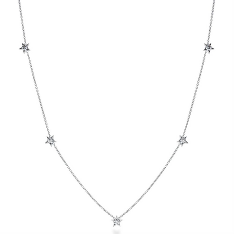 Hearts on Fire Illa Five Station Diamond Star Necklace