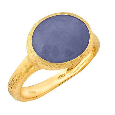 Marco Bicego Siviglia Blue Sapphire Yellow Gold Ring