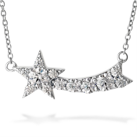 Hearts on Fire Illa Comet Diamond Star Pendant Necklace