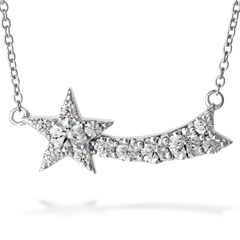 Hearts on Fire Illa Comet Diamond Star Pendant Necklace