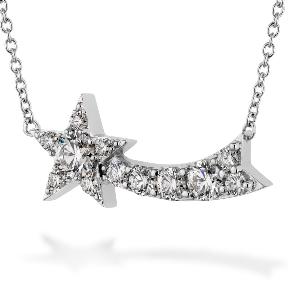 Hearts on Fire Illa Comet Diamond Star Pendant Necklace