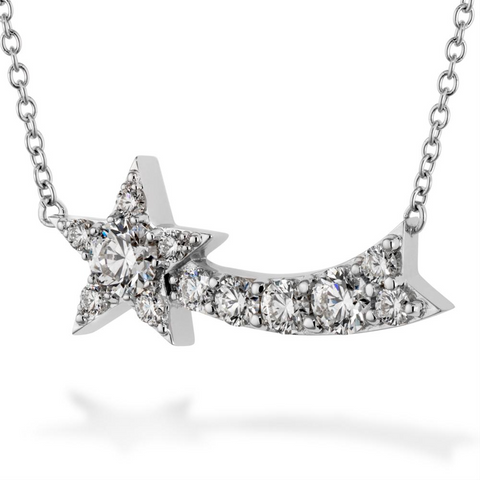 Hearts on Fire Illa Comet Diamond Star Pendant Necklace