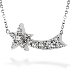 Hearts on Fire Illa Comet Diamond Star Pendant Necklace