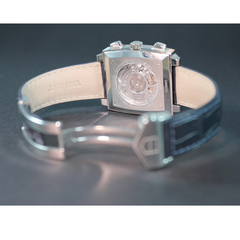 TAG Heuer Monaco Calibre 12 Chronograph Blue Watch 39mm CAW2111.FC6183