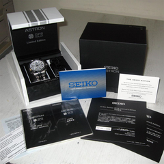 Seiko Astron 2014 Limited Edition GPS Solar Titanium ceramic White Dial Watch 45mm SSE001