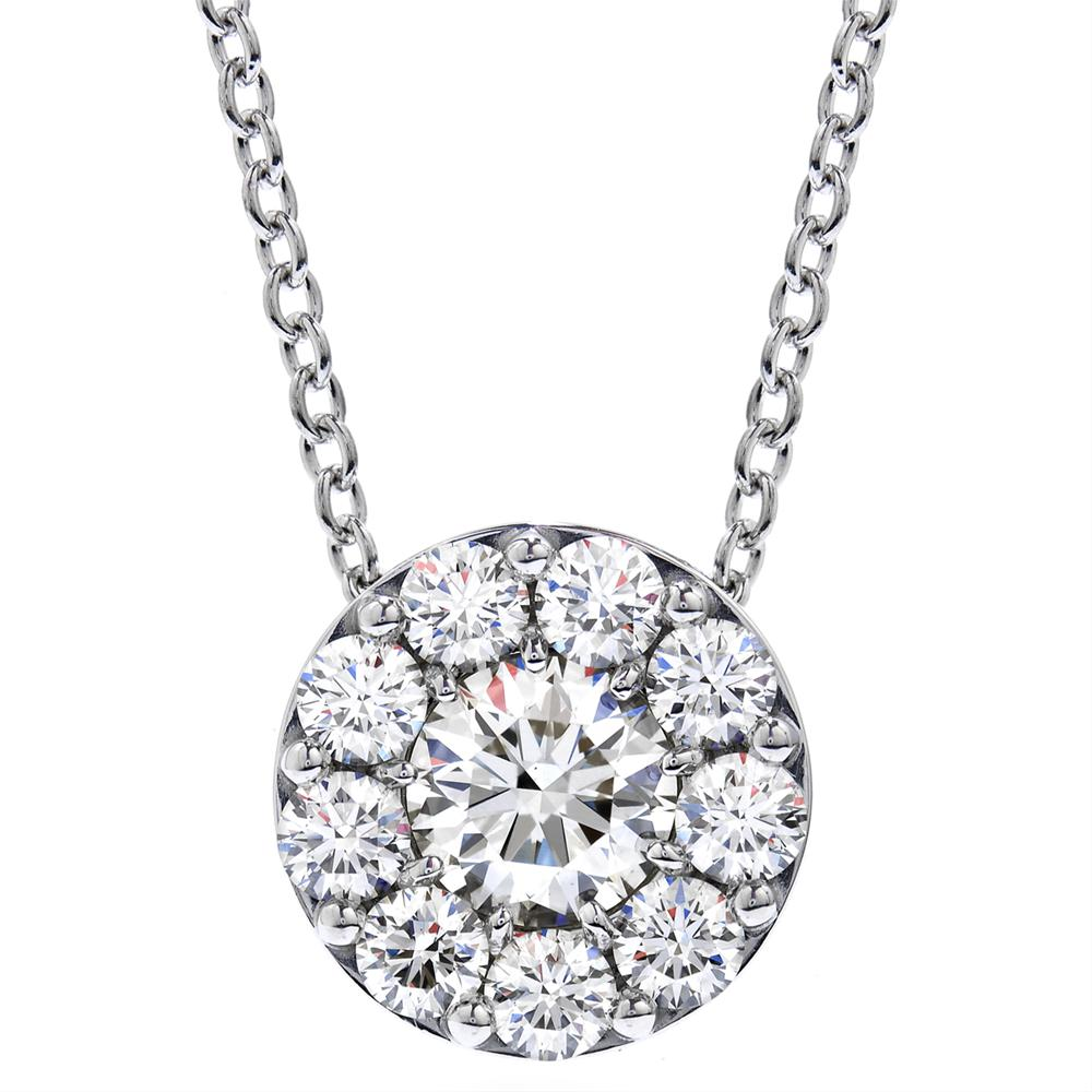 Hearts on Fire Fulfillment Diamond Pendant Necklace .70ct