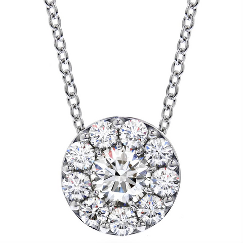 Hearts on Fire Fulfillment Diamond Pendant Necklace .70ct
