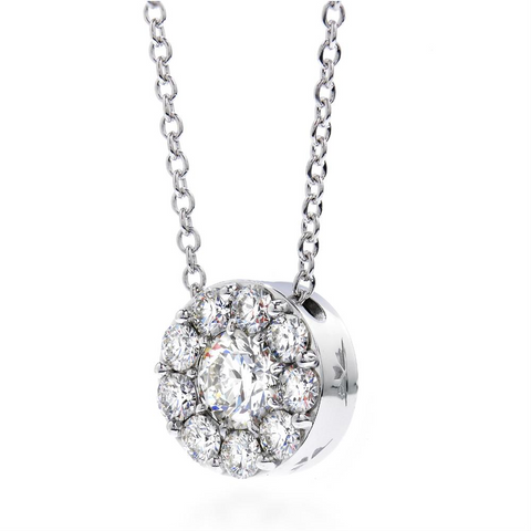 Hearts on Fire Fulfillment Diamond Pendant Necklace .70ct