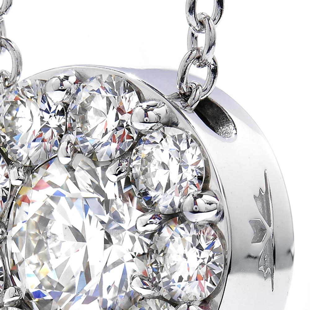 Hearts on Fire Fulfillment Diamond Pendant Necklace .70ct