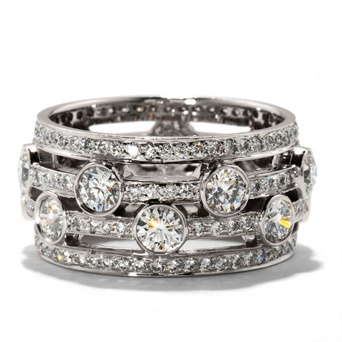 Hearts on Fire Joy Right Hand Diamond Ring Band
