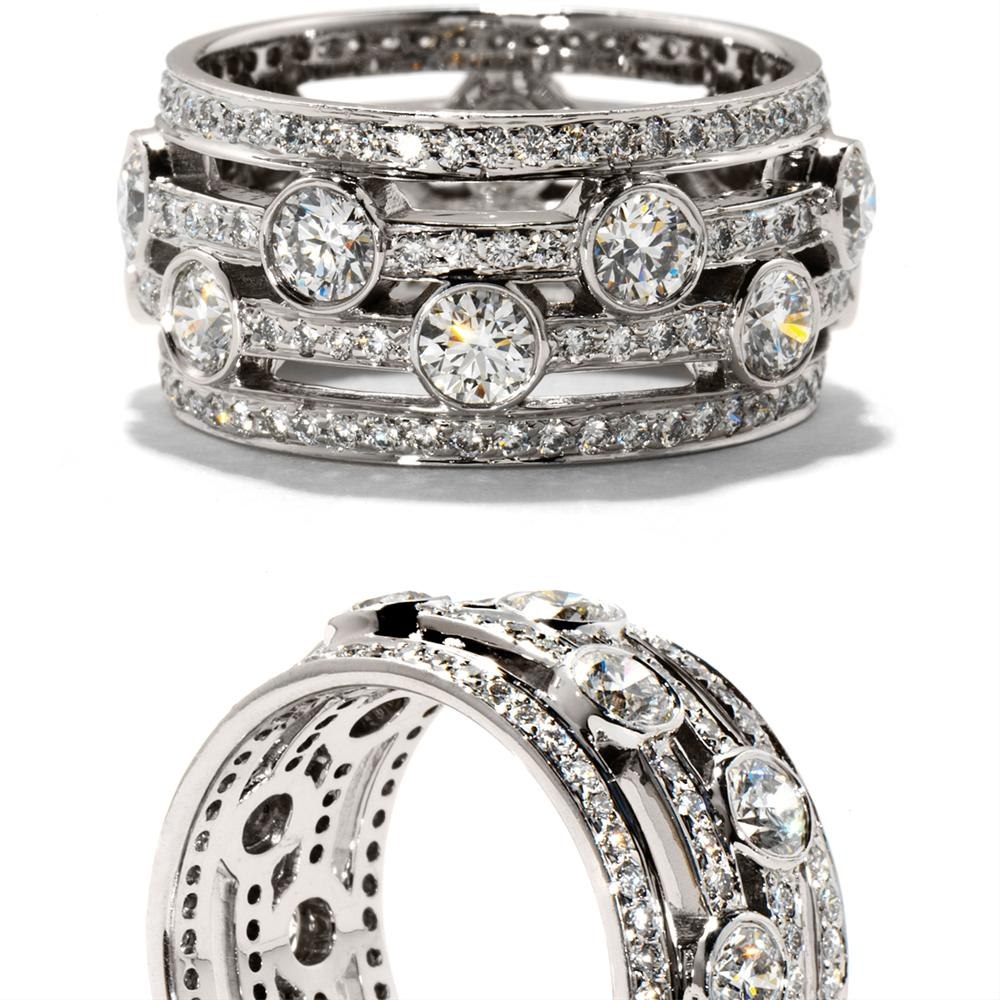 Hearts on Fire Joy Right Hand Diamond Ring Band
