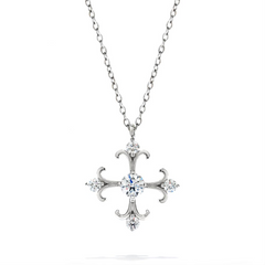 Hearts on Fire Fairy Tale Diamond Cross Pendant Necklace