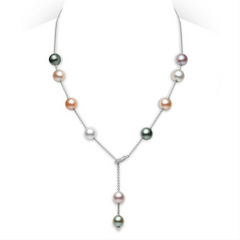 Mikimoto Pearls in Motion Multicolor South Sea Pearl & Diamond Necklace