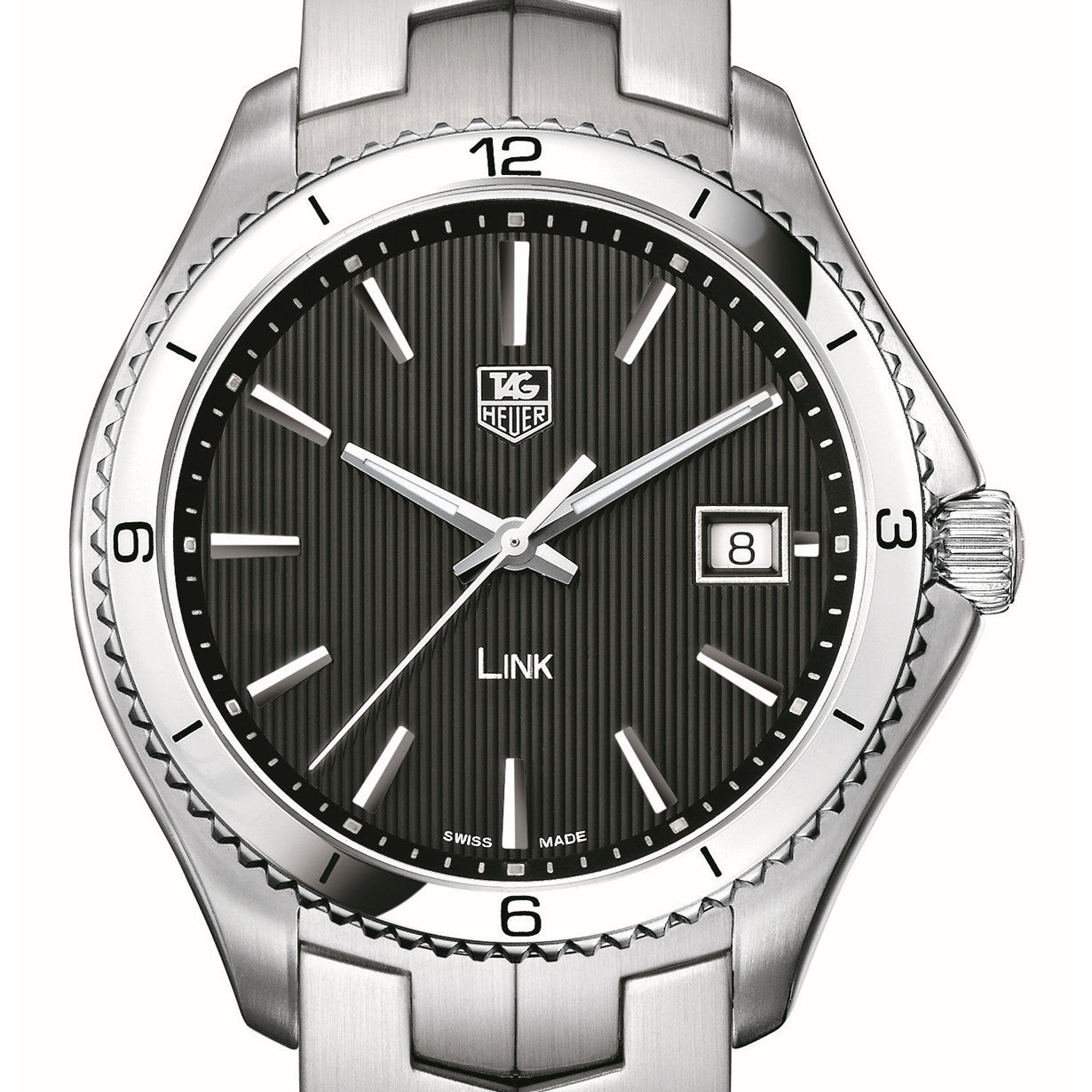 TAG Heuer LINK 40mm Black Dial Steel Quartz Watch WAT1110.BA0950
