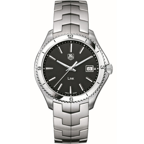 TAG Heuer LINK 40mm Black Dial Steel Quartz Watch WAT1110.BA0950