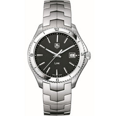 TAG Heuer LINK 40mm Black Dial Steel Quartz Watch WAT1110.BA0950