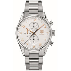  TAG Heuer Carrera Calibre 1887 Automatic Chronograph 43mm Silver Steel Watch CAR2012.BA0799