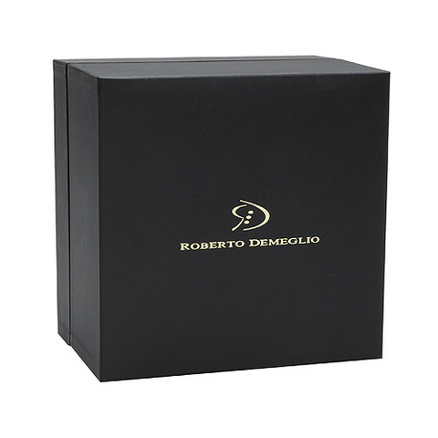 Roberto Demeglio Domino Black Ceramic Single Row Bracelet with Diamonds