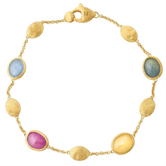 Marco Bicego Siviglia Yellow Gold Sapphire Single Bracelet BB1518 MXZ Y