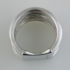 Marco Bicego Jaipur Link White Gold Diamond 7 Row Ring AB480 BW