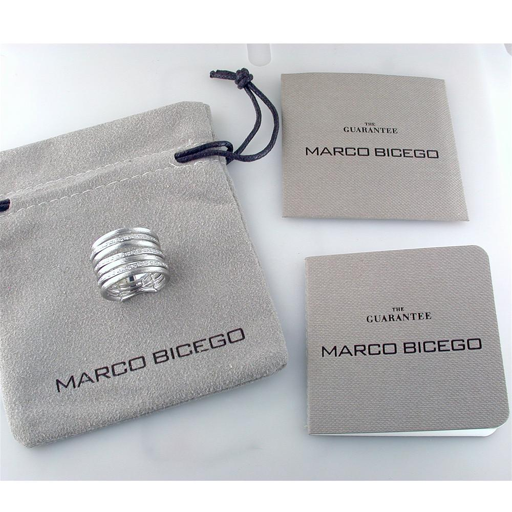 Marco Bicego Jaipur Link White Gold Diamond 7 Row Ring AB480 BW