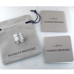 Marco Bicego Jaipur Link White Gold Diamond 7 Row Ring AB480 BW