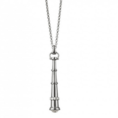 Monica Rich Kosann Sterling Silver Telescope Charm Necklace Pendant