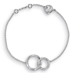 Marco Bicego Jaipur White Gold Link Circle Round Diamond Bracelet